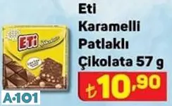 ETİ KARAMELLİ PATLAKLI ÇİKOLATA
